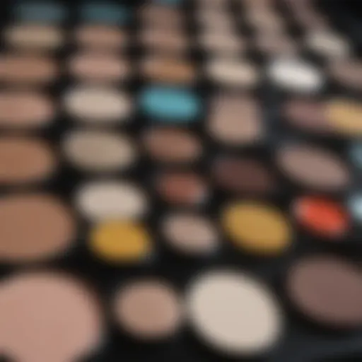 Color palette showcasing suitable shades for mature skin