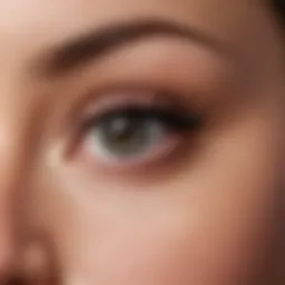 Eyelash enhancer serum application demonstration