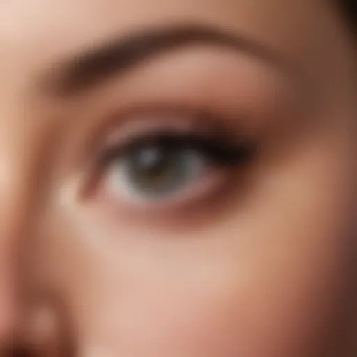Eyelash enhancer serum application demonstration