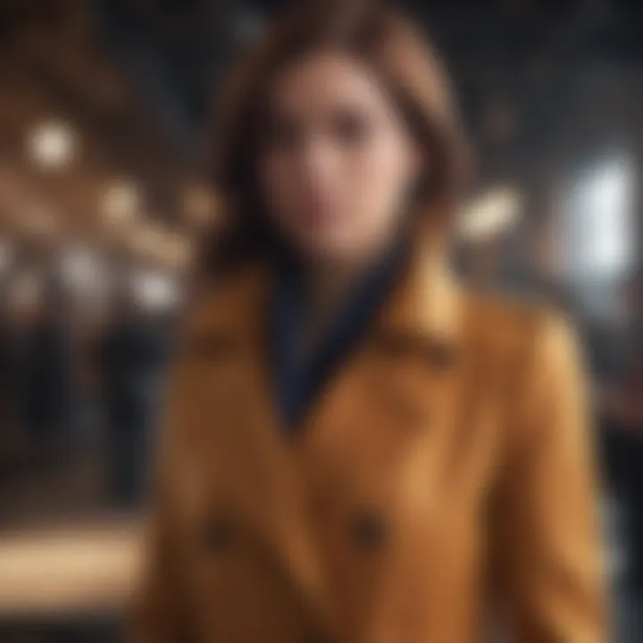 Color selection for the ideal peacoat