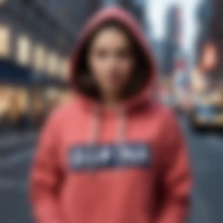 Cultural icons wearing Gap NYC hoodies in urban settings