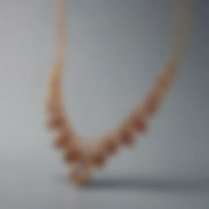 A variety of stylish necklaces displayed elegantly on a soft background