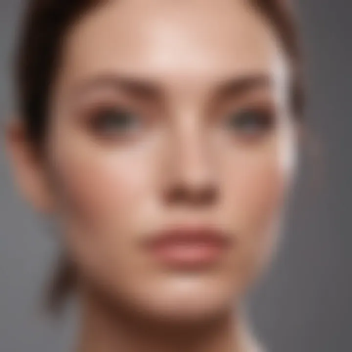 An advanced skincare treatment in a clinical setting