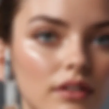 Graphic showing retinol application techniques