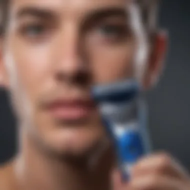 Electric shaver demonstrating hypoallergenic features