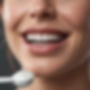 Close-up of key ingredients commonly found in teeth whitening products.