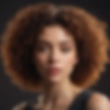 Eco-Friendly Styling for Vibrant Curls Vibrant curls styled with eco-friendly products