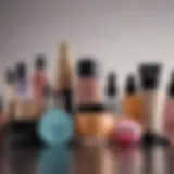 An assortment of beauty products representing the Ipsy subscription model.