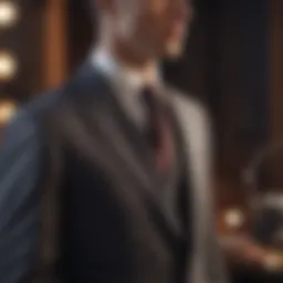 Elegant tailoring example showcasing fine craftsmanship