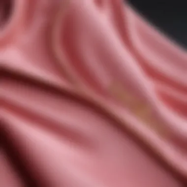 Close-up of Juicy Couture fabric texture