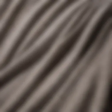 Close-up of the fabric texture of lightweight sweatpants
