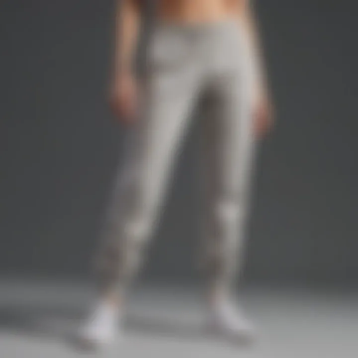 An array of different styles of lightweight sweatpants
