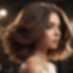 A beautifully styled blowout showcasing volume and shine