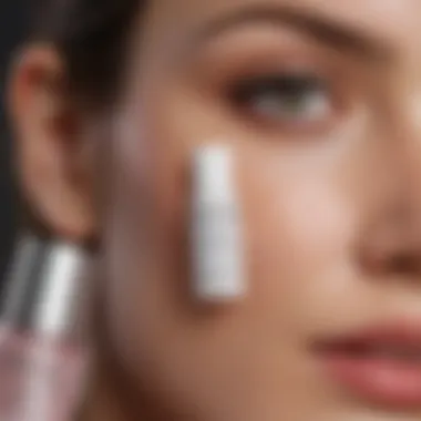 Close-up view of key ingredients in Murad Spot Lightener with labels