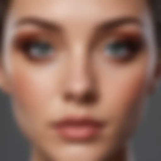 Color wheel highlighting complementary shades for under-eye correction.