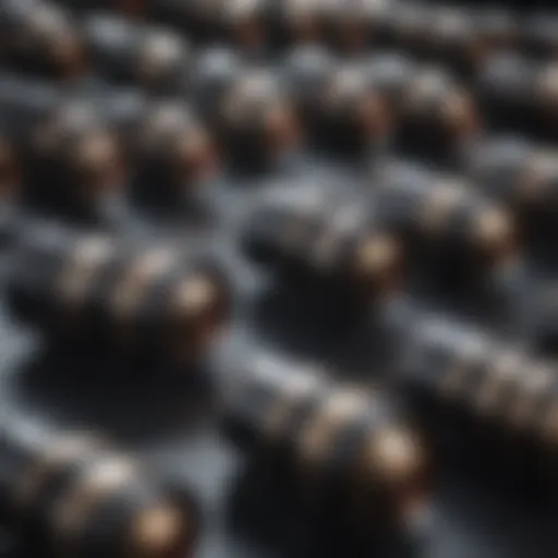 A selection of various roller types for fine hair