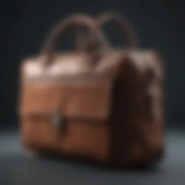 Functional compartments in a laptop satchel bag