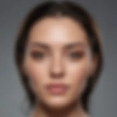 A close-up of diverse skin types showcasing cleansing routine