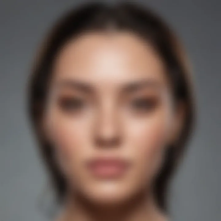 A close-up of diverse skin types showcasing cleansing routine