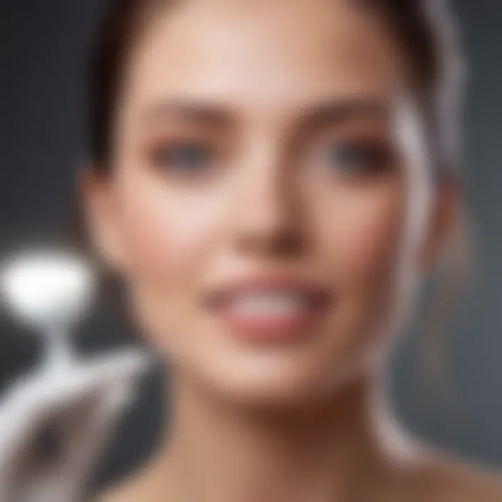 An expert analyzing the efficacy of teeth whitening products