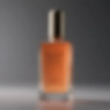 A luxurious bottle of Sally's Hair Gloss showcasing its elegant design