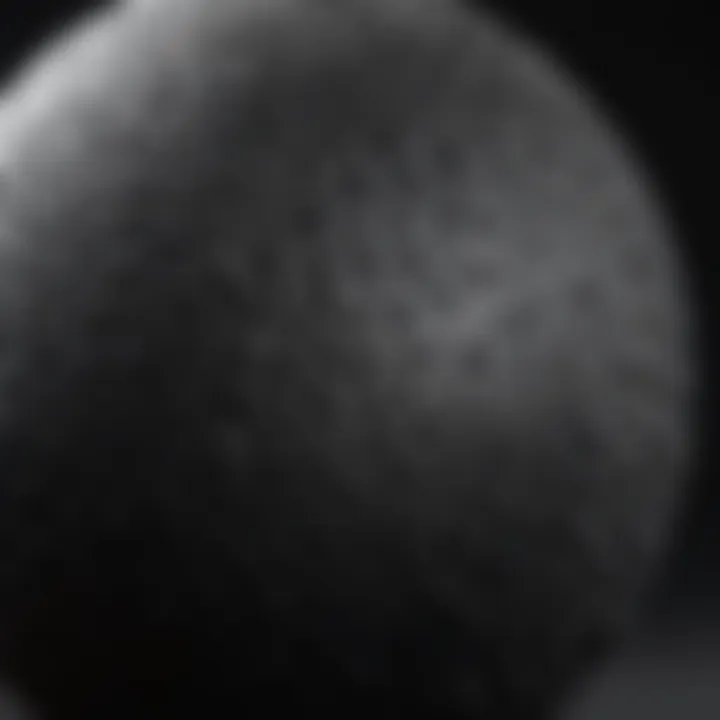 A close-up of the Black Beauty Blender demonstrating its unique texture and quality.