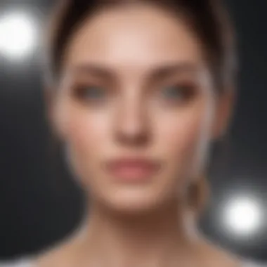 An array of skincare products recommended for clogged pores