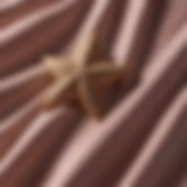 A close-up shot of luxurious fabric used in Stars Above loungewear, highlighting its quality and texture.