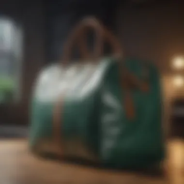 Eco-friendly gym bag made of recycled materials