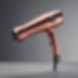 A sleek basic hair dryer showcasing modern design features.