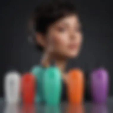 A variety of shampoo bottles for Black hair care