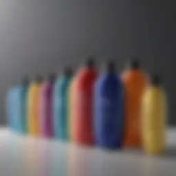 A collection of various shampoo bottles highlighting diverse formulations