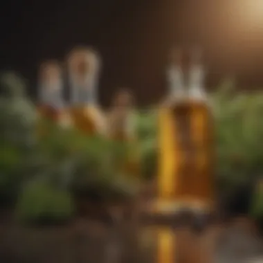 Natural Ingredients Behind African Growth Oils An assortment of African herbs and natural ingredients used in growth oils, emphasizing their origins