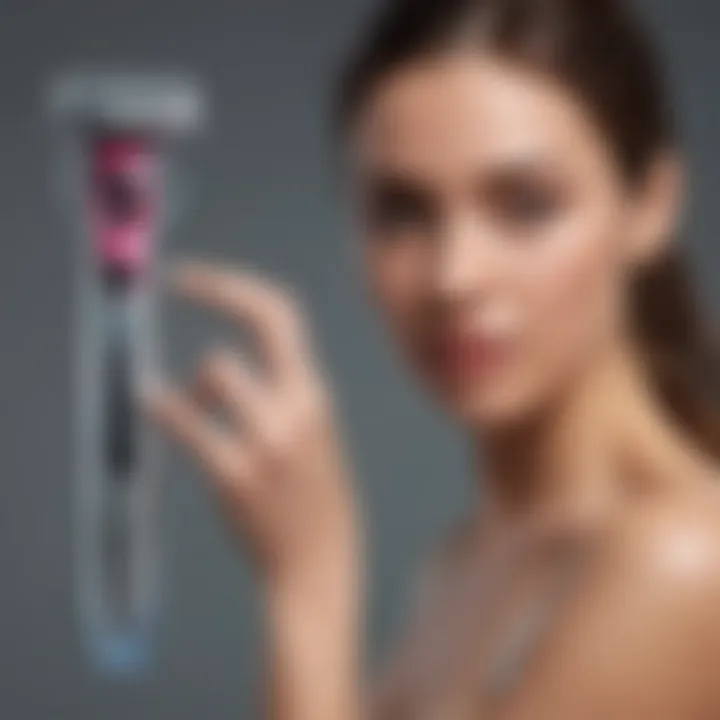 Comparison chart highlighting key features and benefits of different bikini shaver models