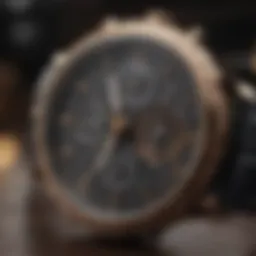 Elegant timepiece showcasing intricate craftsmanship