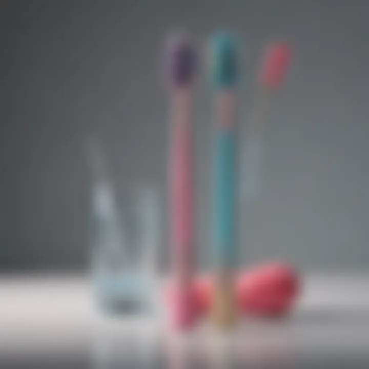 A range of stylish toothbrushes inspired by fashion trends