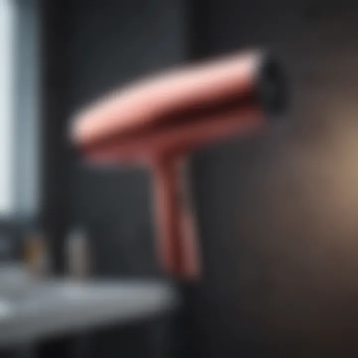 High-wattage hair dryer showcasing sleek design and powerful features