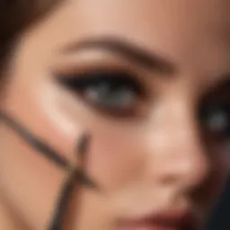A close-up of a smokey eye pencil with various shades