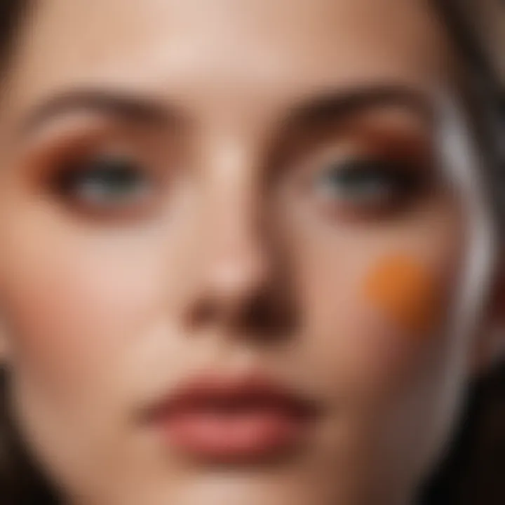Color wheel with shades for concealing