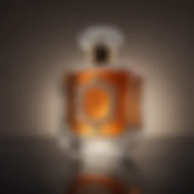 The Allure of Vintage Elegance Elegant vintage perfume bottle with intricate design