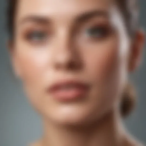 Close-up of tinted moisturizer product with SPF