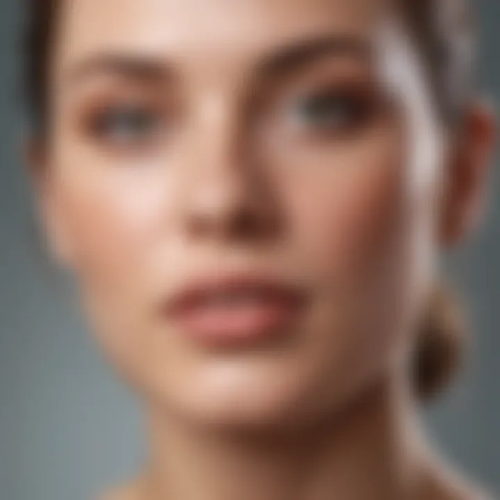 Close-up of tinted moisturizer product with SPF