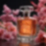 A vibrant summer fragrance collection displayed elegantly