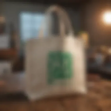 Eco-friendly tote bag made from recycled materials