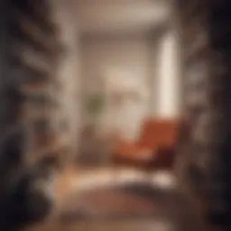 A stack of transformative literature in a serene reading nook