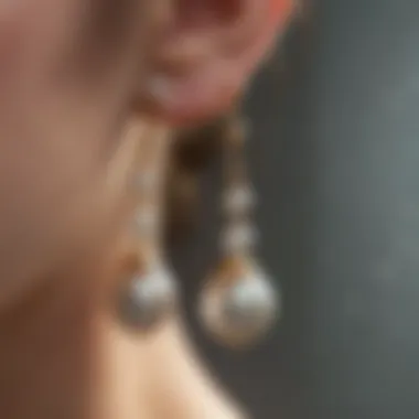 Sustainable pearl earrings for eco-conscious fashion