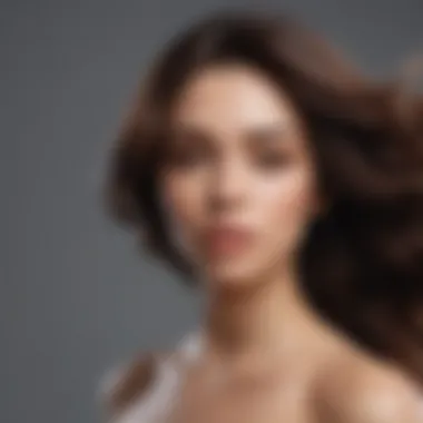 Diverse Hair Types and Oiliness Diverse hair types showcasing oiliness