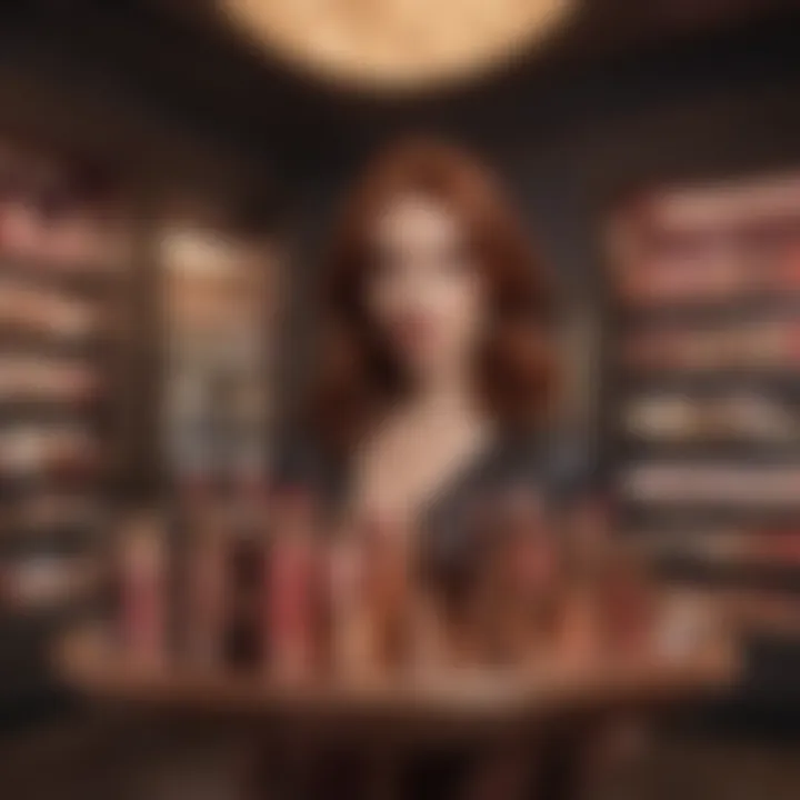 Charming boutique showcasing Charlotte Tilbury products
