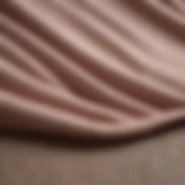 Close-up of cotton fabric showcasing its texture and quality.